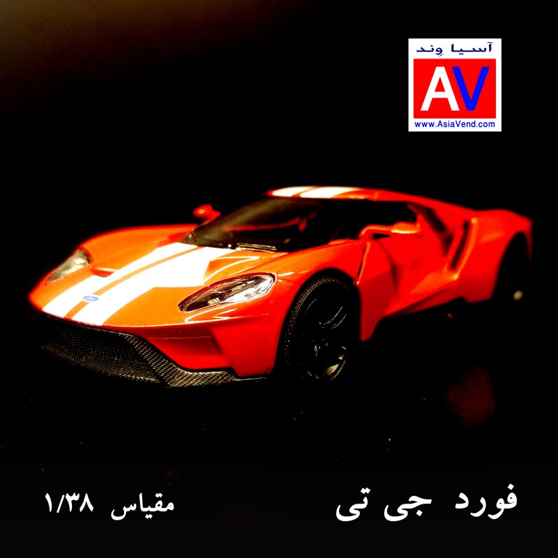 ماشین فورد جی تی آسیاوند فروشگاه ماکت تهران ماکت ماشین فلزی فورد مقیاس 1/32 رنگ قرمز Ford GT Model Car
