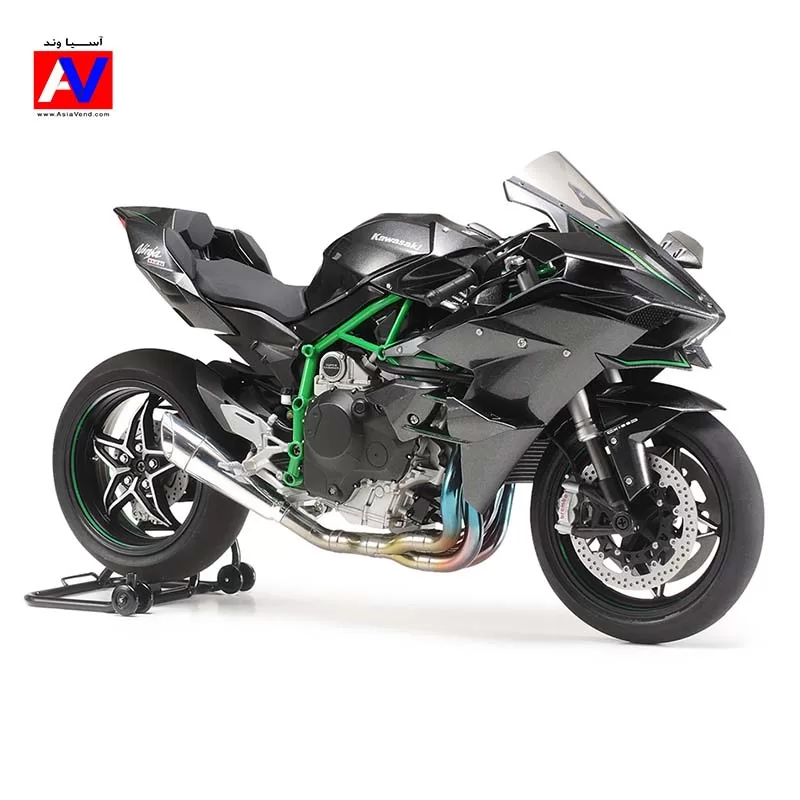 تصویر ماکت موتور کاوازاکی مدل H2R استارت خور 