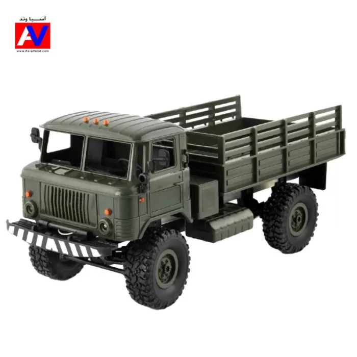 قیمت و خرید اسباب بازی کامیون نظامی رادیو کنترلی شارژی رنگ سبز ارتشی