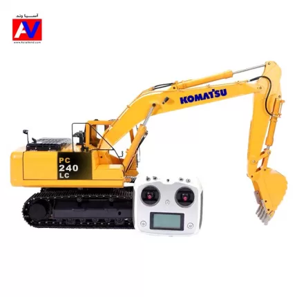 Komatsu PC240LC Yellow RC Hydraulic Excavator by Asia Vend Hobby Store in IRAN
