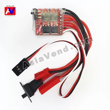 2Way Brushed ESC with Brake for RC Car 30A with JST Plug By Asia Vend Hobby Store in IRAN