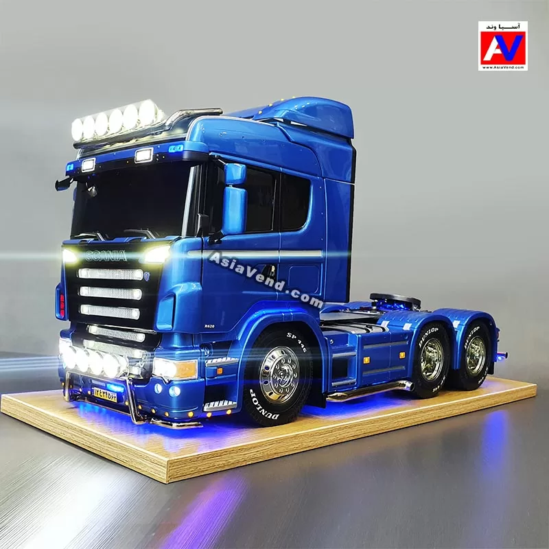 RC SEMI TRUCK - TAMIA SCANIA Blue Version with custom upgraded parts in Asia Vend Hobby Store