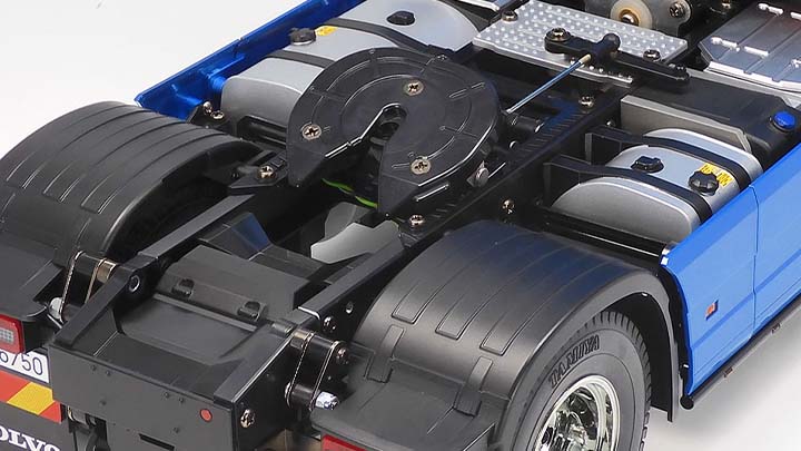 نمای پشت کشنده کنترلی تامیا ولوو اف اچ 16 کامیون کنترلی ولوو FH16 GLOBETROTTER XL750