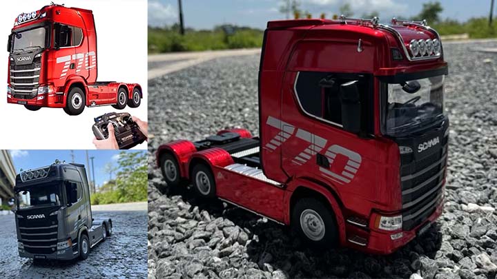 کامیون کنترلی اسکانیا 770S مدل HUINA 1501 کامیون آرسی هوینا مدل اسکانیا 770 اس 1501 کامیون کنترلی اسکانیا 770S مدل HUINA 1501