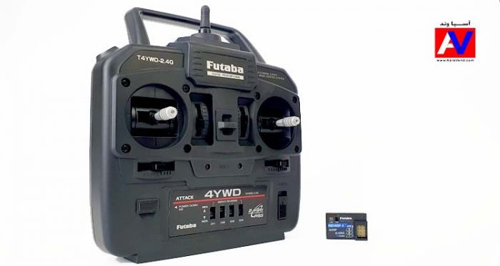 Futaba 4YWD and receiver in bLACK