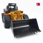HUINA RC 1520 LOADER FRONT VIEW YELLOW