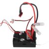یک عدد گیرنده رادیویی اسباب بازی ماشین کنترلی دیلیو ال تویز رنگ سیاه و سیک قرمز و مشکی
