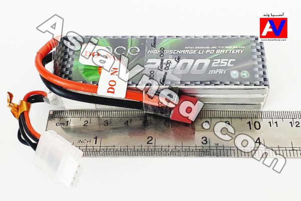 خرید بهترین باتری لیتیومی 3 سل سوکت تی برند جنس ایس در ایران 600x400 باتری لیتیوم پلیمر Gens Ace 3S 2200mAh 25C